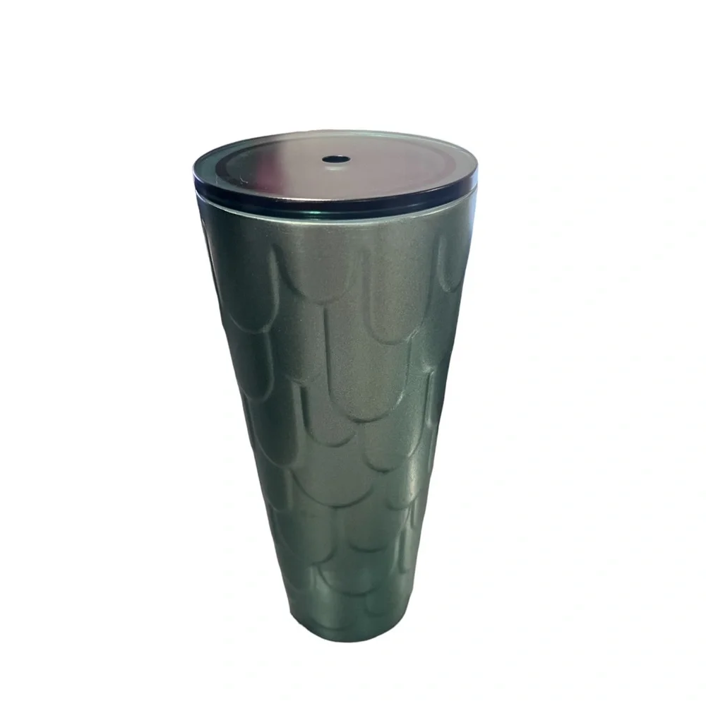 Starbucks Siren Mermaid Scale Green Stainless 24 oz Cup